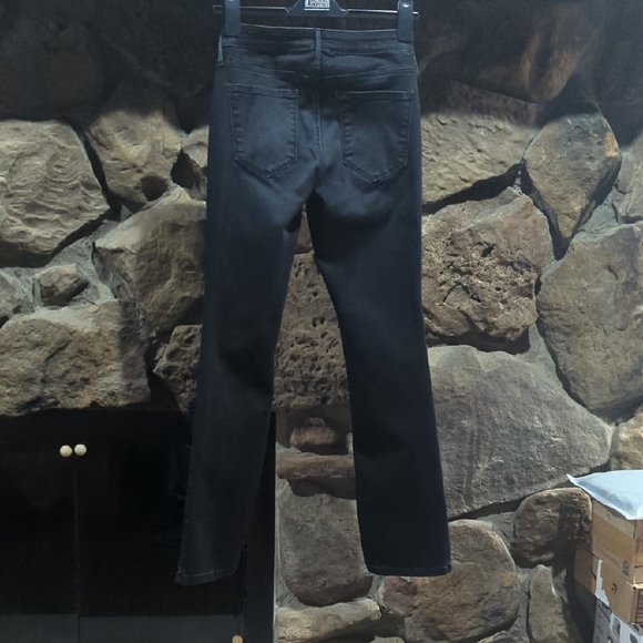 Simply Vera Vera Wang Dark Gray Skinny Jeans - Picture 3 of 3